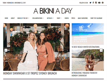 Tablet Screenshot of abikiniaday.com